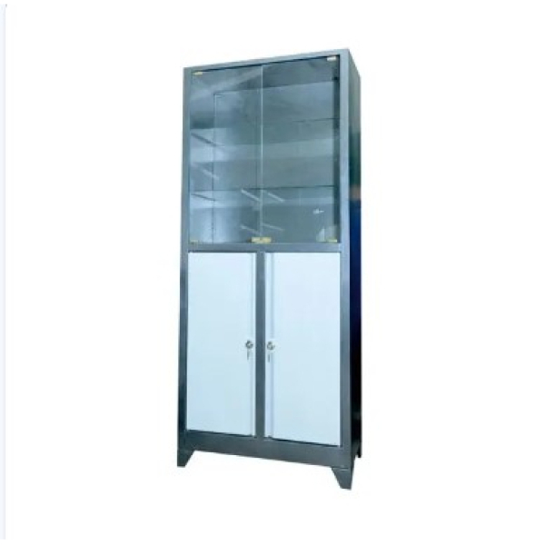 Laboratoriya shkafi (kimyoviy shisha idishlar uchun) UM 238. Uzunligi 800 mm. Balandligi 1880 mm. Kengligi 400 mm.