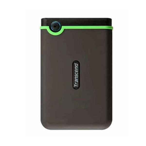Transcend 500 GB tashqi qattiq disk, qora
