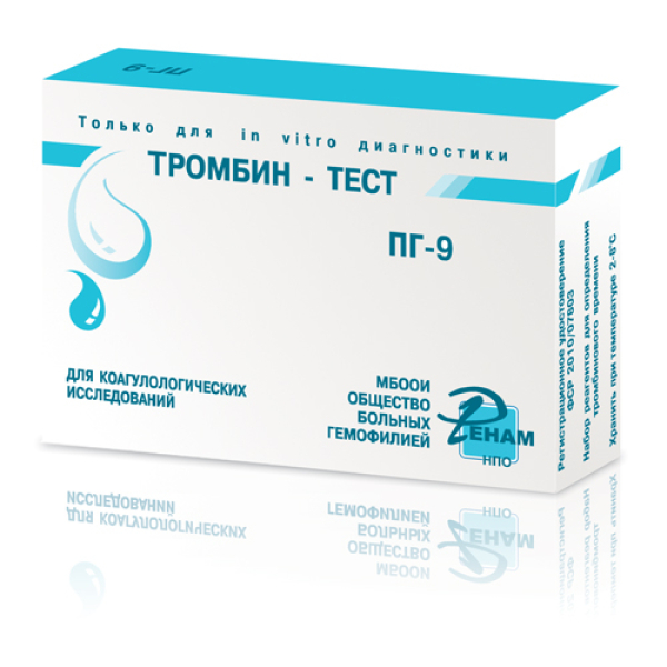 Набор реагентов для определения тромбинового времени ТРОМБИН-ТЕСТ