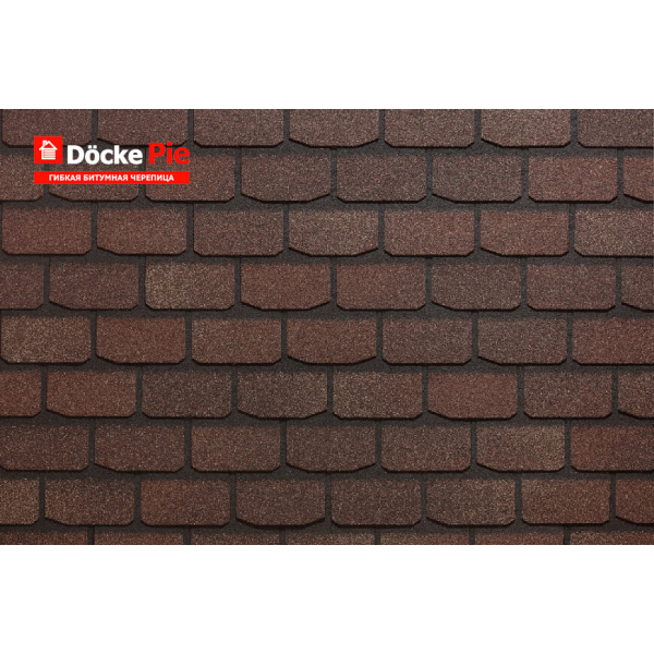 Гибкая черепица Dӧcke PREMIUM. Коллекция Женева. Скатные крыши