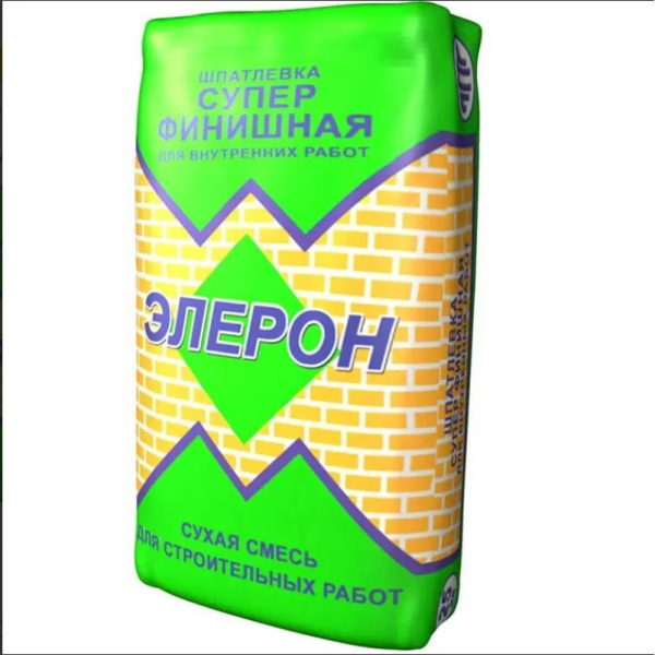 Superfinishing putty 001 Eleron, for interior work 20 kg