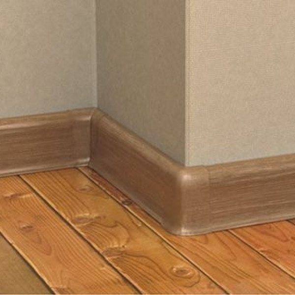 PVC skirting board, size 70 mm