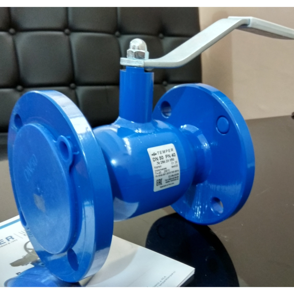 Ball valve Temper 28620050 DN50 PN40 flanged for gate valve