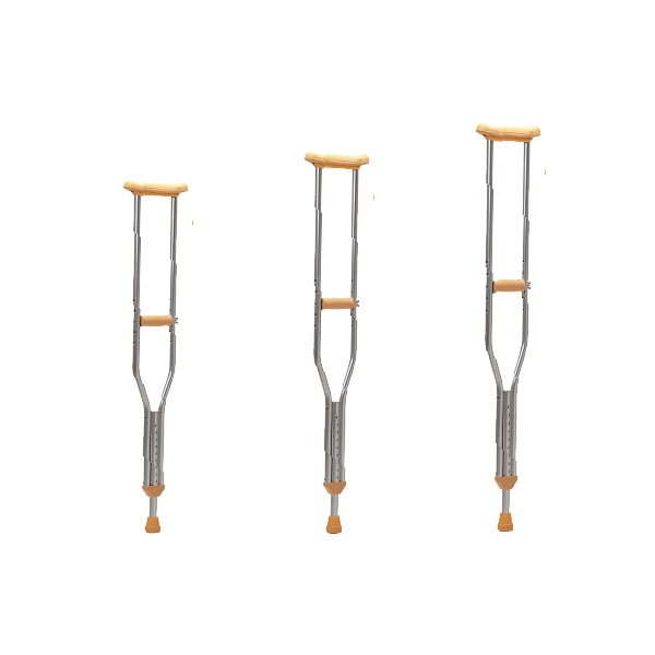 Aluminum crutches underarm adjustable