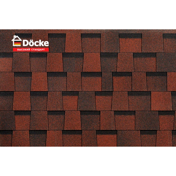 Ламинированная гибкая черепица Dӧcke DRAGON STANDART. Скатные крыши