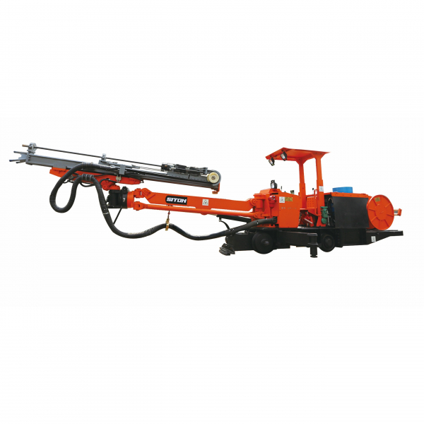 Rail-mounted drilling carriage DR1-14