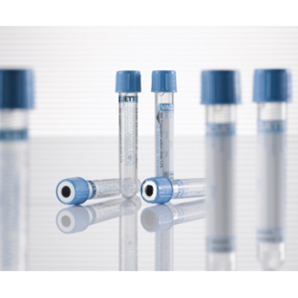 Vacuette 真空管，含 3.2% 柠檬酸钠（1:9），双壁，用于研究止血系统 2 ml