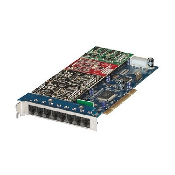 Combined module for 4 FXO and 4 FXS ports for IP-PBX X8004