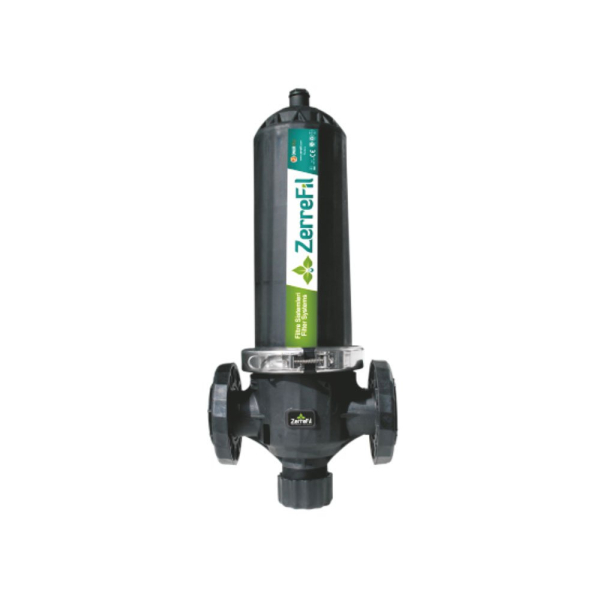 Flange filter with chrome clamp (disc and mesh)