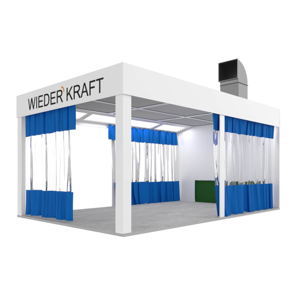Preparation station with diagonal air flow WDK-510
