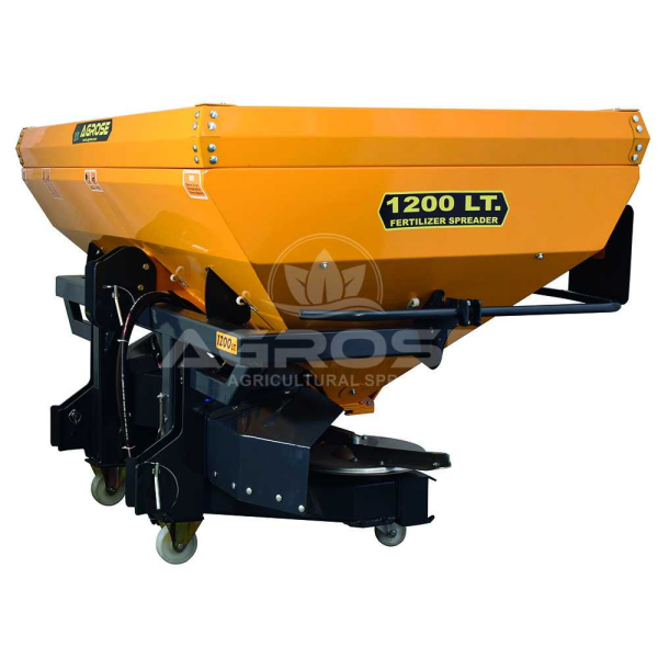 Spreader of mineral fertilizers 1200 L. Horizontal mixer