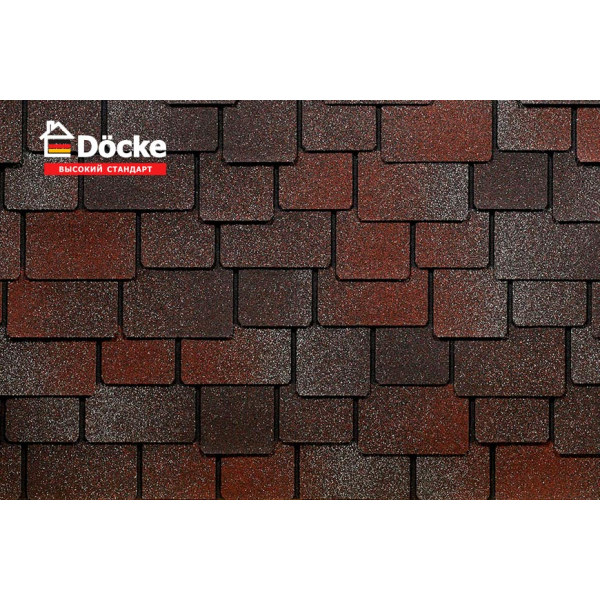 Гибкая черепица Dӧcke PREMIUM. Коллекция САППОРО. Скатные крыши