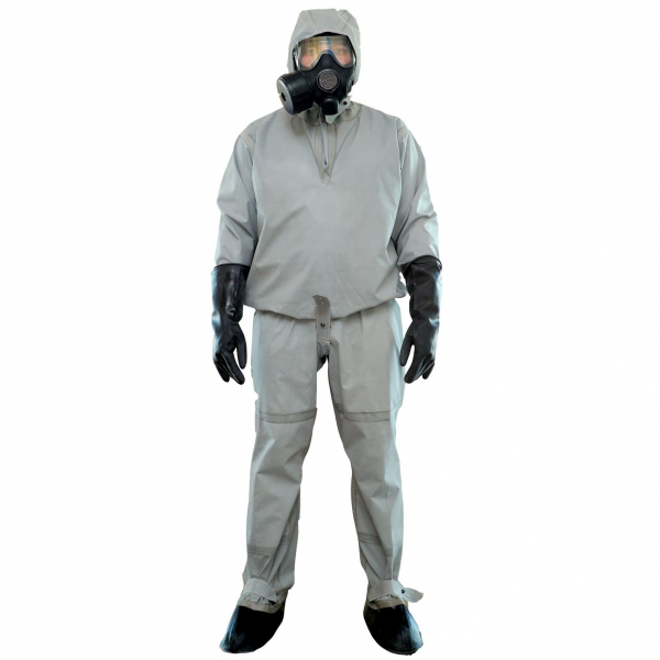 轻型防护服L-1，可抵御固体、液体、液滴-气溶胶毒性物质、悬浮液、气溶胶、有害生物因素和放射性尘埃的影响