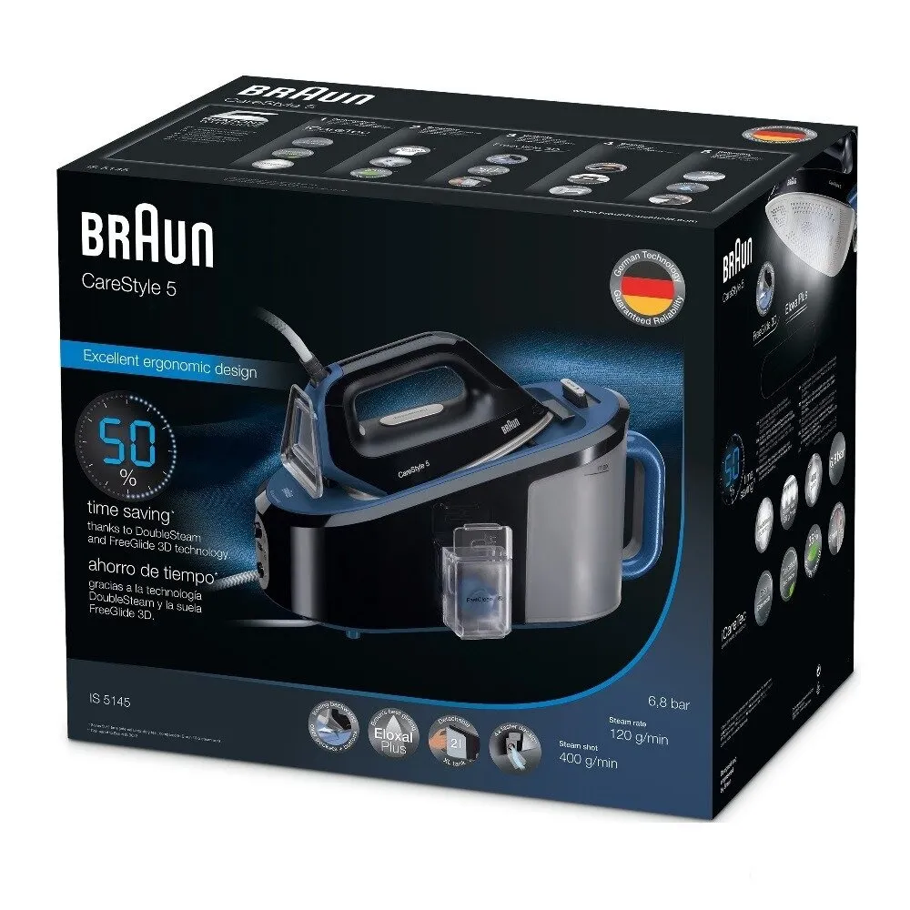 蒸汽发生器 Braun CareStyle IS5145，功率 2400W，压力 6.8 bar，2000ml — 图片 2