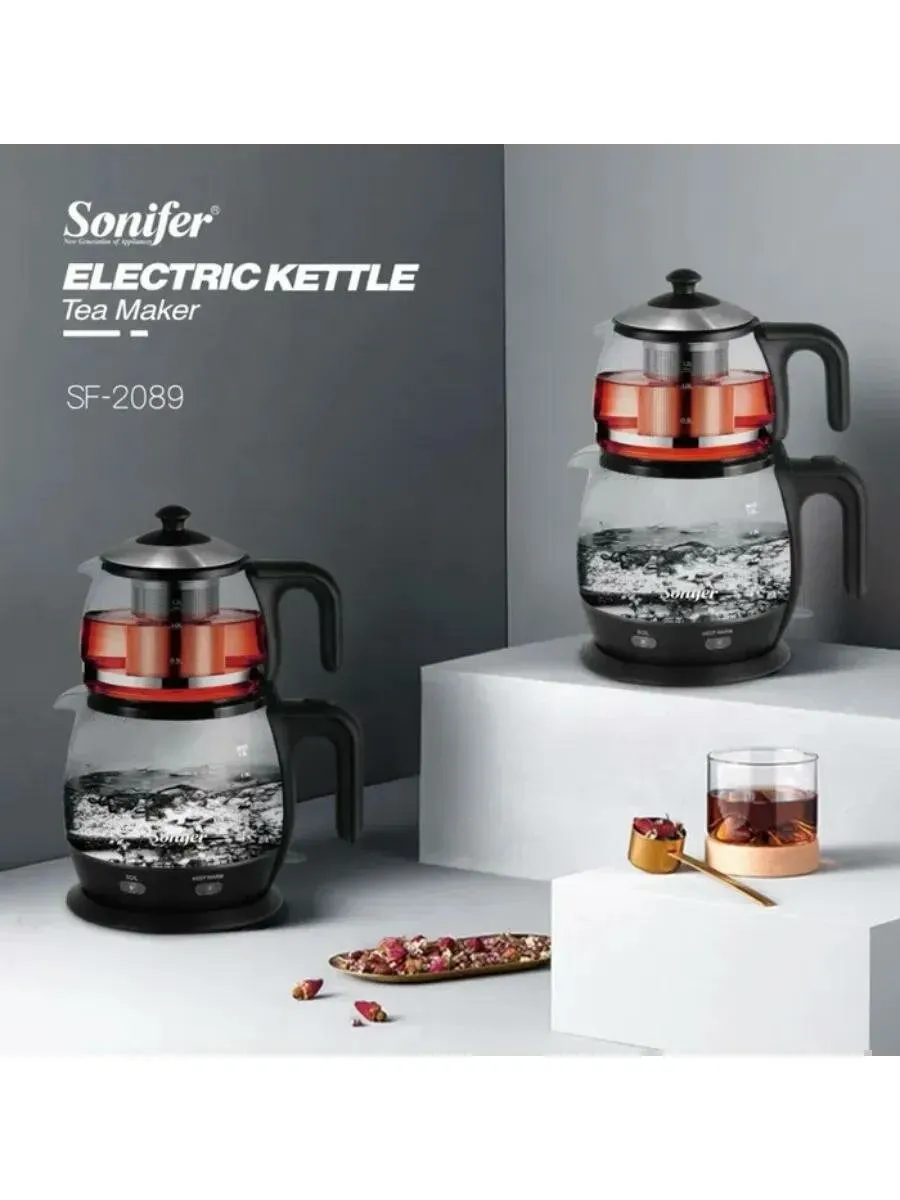 Electric + teapot with backlight Sonifer 2089 — photo 5