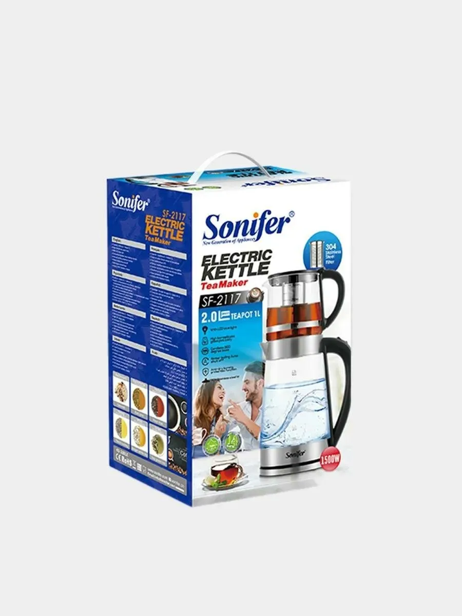 Sonifer 出品的带照明的电动茶壶。 — 图片 2