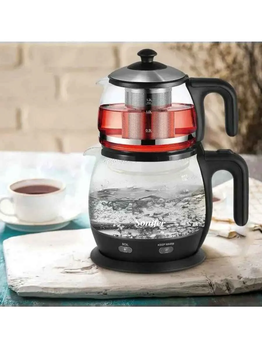 Electric + teapot with backlight Sonifer 2089