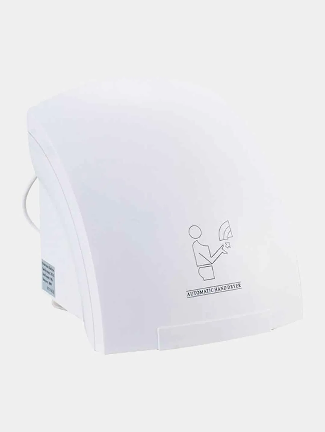Electric hair dryer for drying hands, automatic