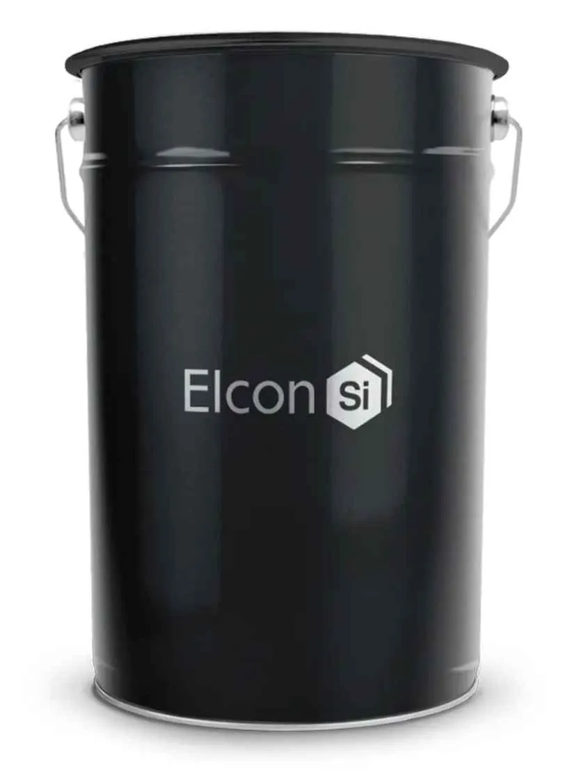 Primer-enamel on rust Elcon 3 in 1, dark brown (ral 8019), 25 kg