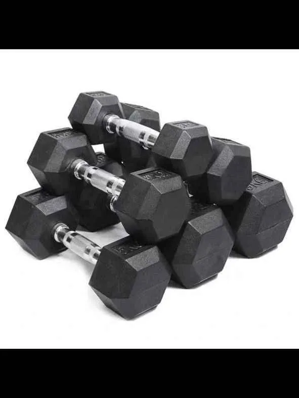 rubber dumbbell