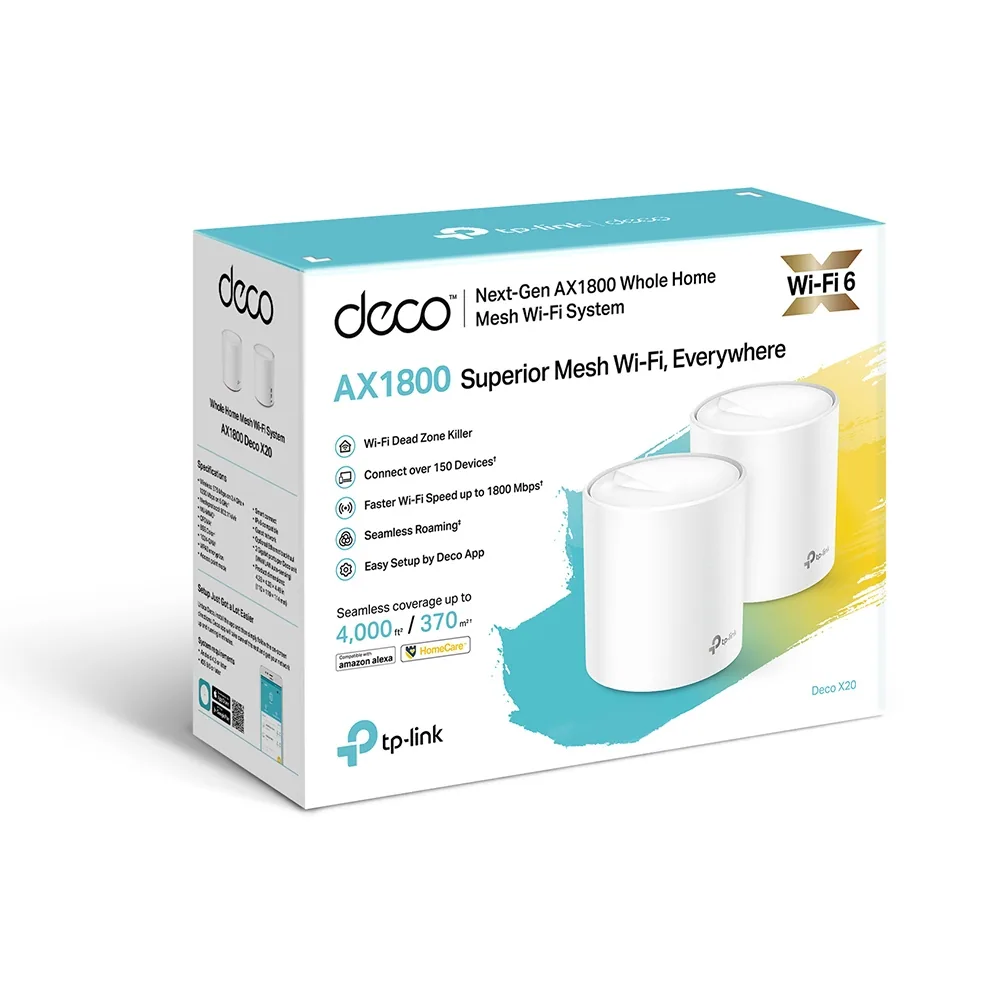 Wi-Fi router TP-Link Deco X20(2-pack) AX1800 — photo 2