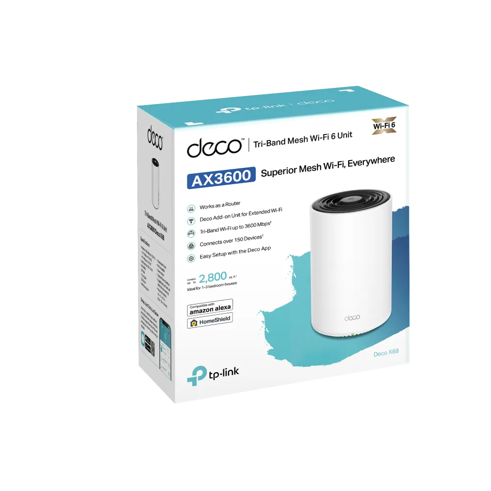 Wi-Fi router TP-Link Deco X68(2-pack) AX3600 — photo 4