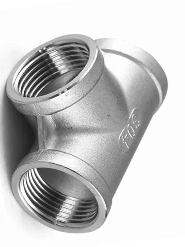 Stainless steel internal tee, d15