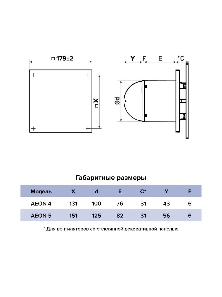 Aeon 5C Turbo D125 egzoz ventilyatori Diciti nazorat valfi bilan — rasm 5