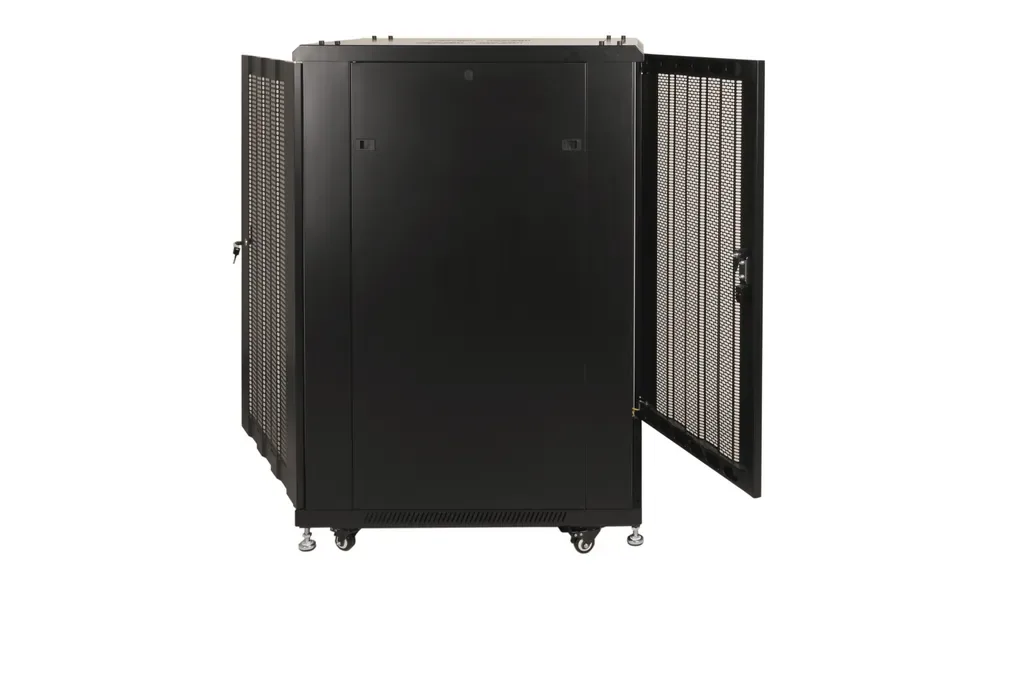 Pixietech 22U floor-standing cabinet, 600*1000*1093 mm, perforated door — photo 3