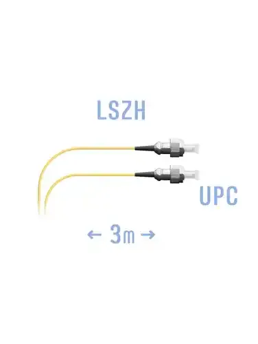 Шнур монтажный оптический FC/UPC-FC/UPC SM, 3 метра