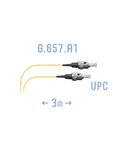 ST/UPC-ST/UPC SM 光纤安装线，3 米