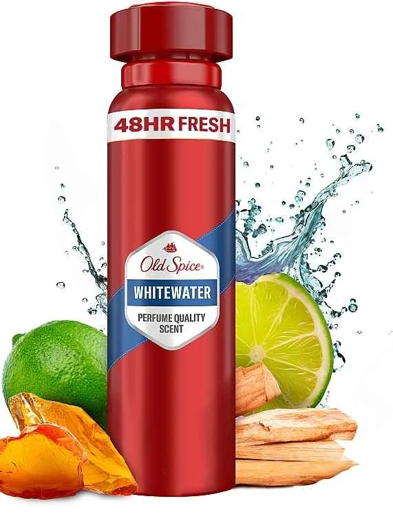OLD SPICE White Water Deodorant Spray (150 ml, aerosol can)