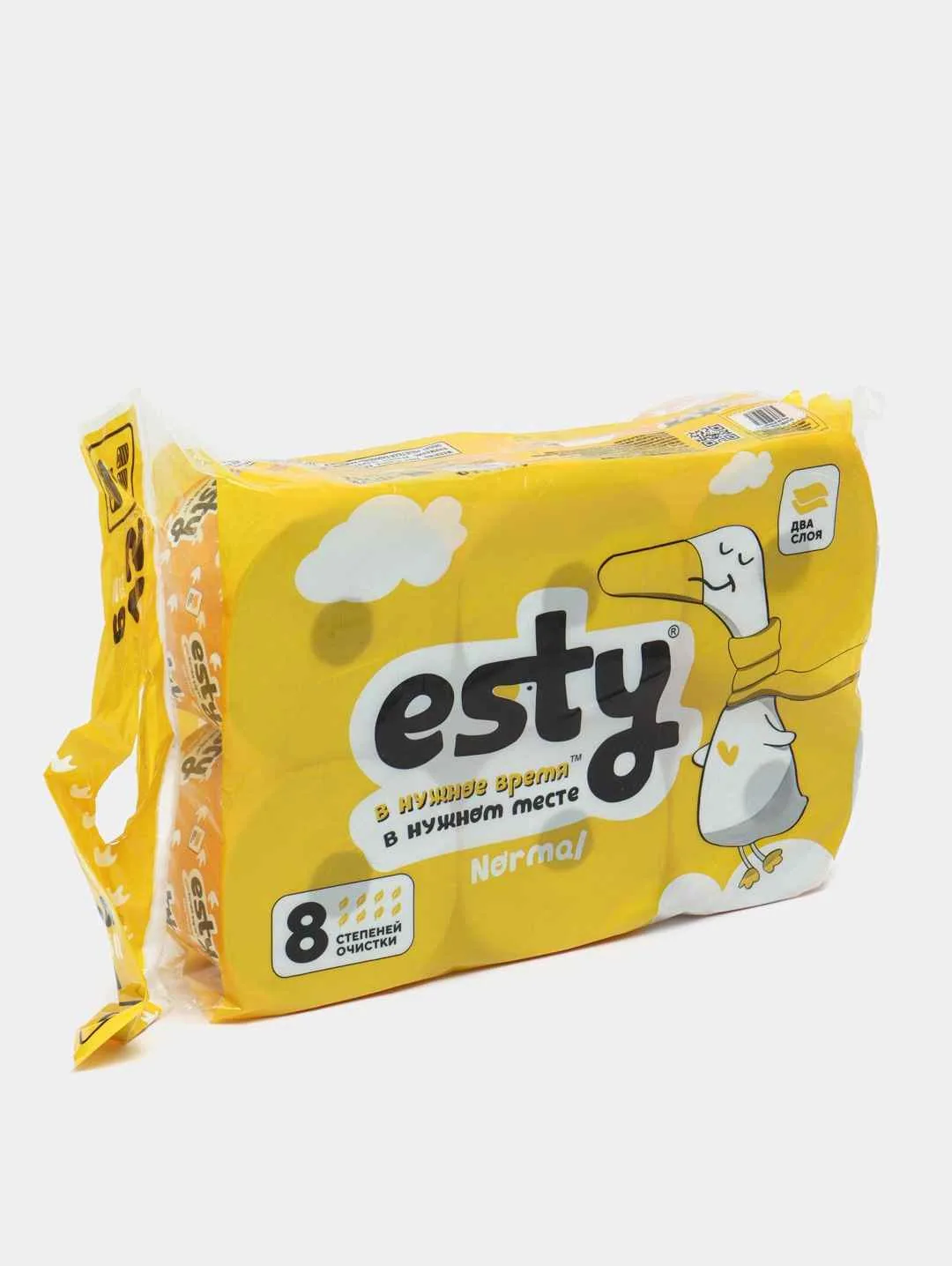 ESTY 双层卫生纸（聚合物包装，6 卷装）