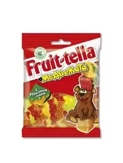 Marmalade-chewing gum FRUIT-TELLA Bears (Flow pack, 70 g