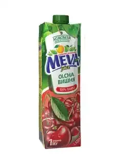 MEVA JUICE "Cherry" (Tetra Pak, 1 l)