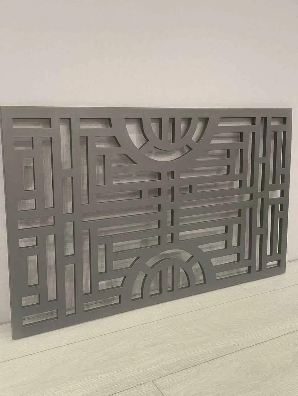 激光切割3D装饰板：空间与金属的艺术