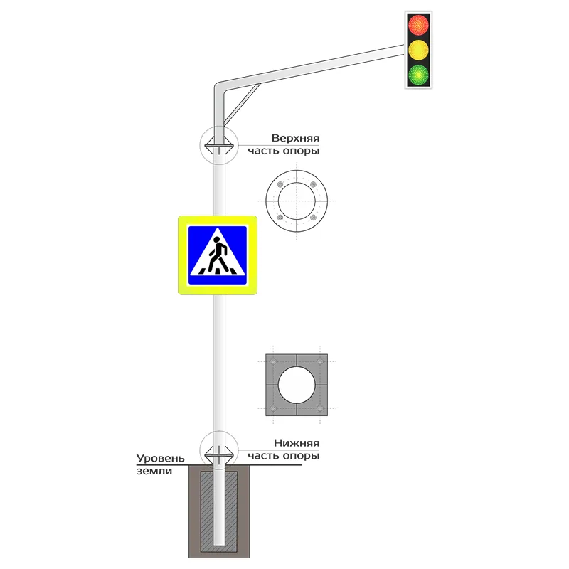 Traffic light supports — photo 2