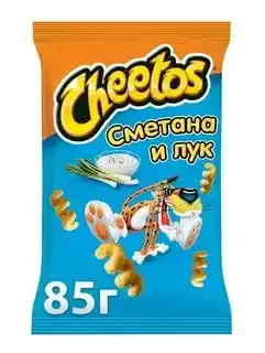 CHEETOS Puffed Chips with Sour Cream and Onion Flavor (Flow Pack, 26 g)
