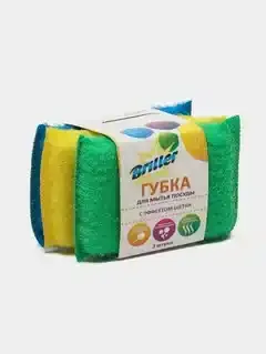Briller Sponge for cleaning household utensils with a brush effect (3 pcs)