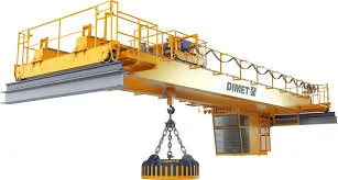 Overhead crane with magnet, lifting capacity up to 50 tons — photo 3