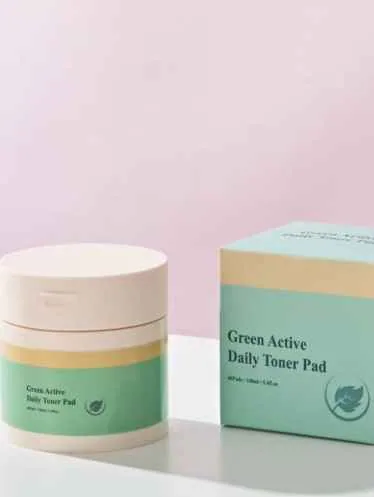 Dellaruz Green Active Daily Toner Pads 160 ml (60 sheet)