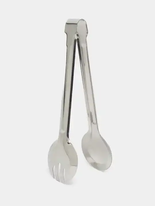 Stainless Steel Salad Serving Tongs — photo 3