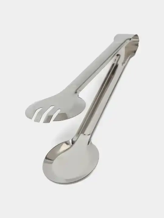Stainless Steel Salad Serving Tongs — photo 2