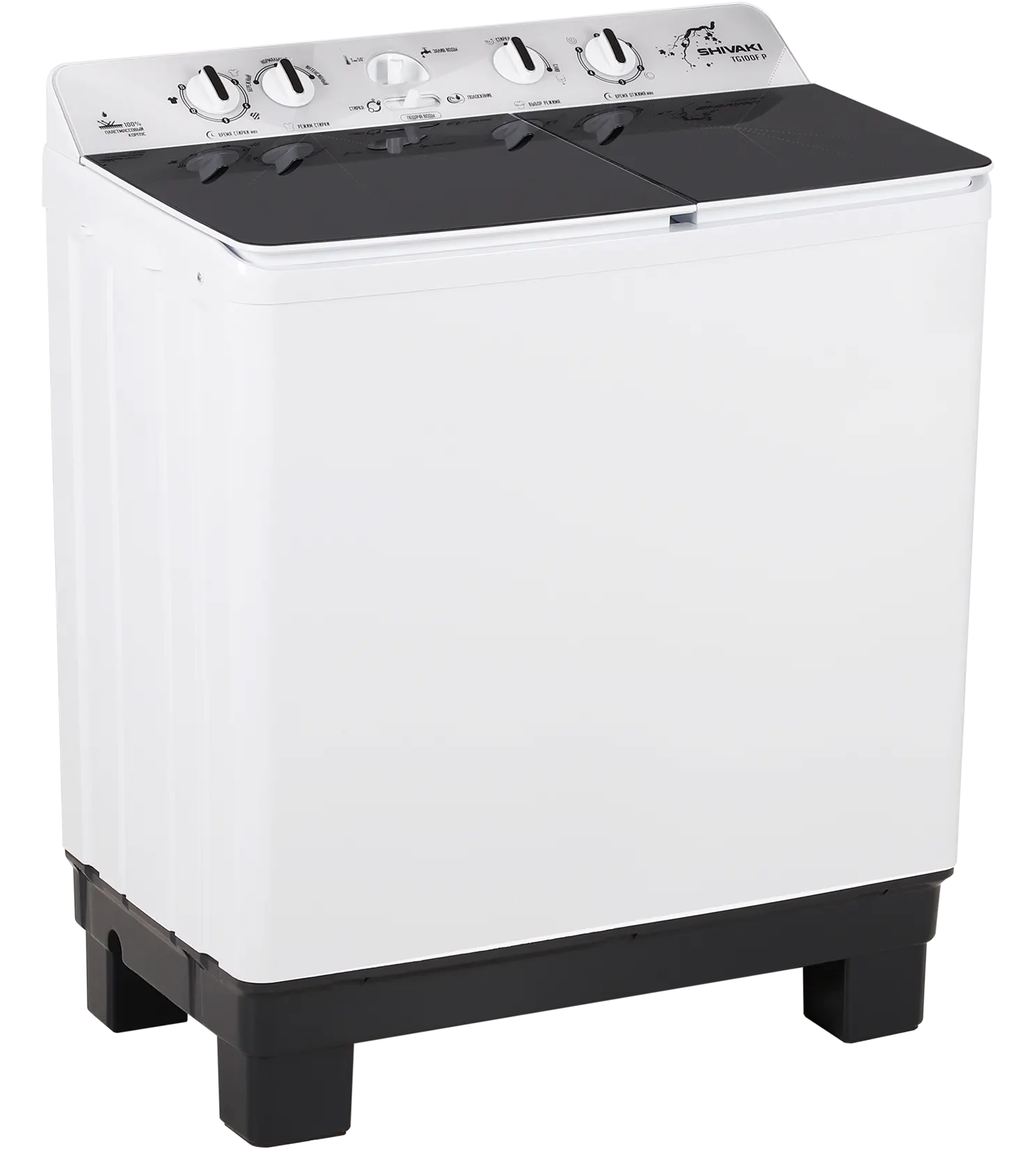 Semi-automatic washing machine Shivaki TG100FP 10 kg 6 kg 15 min — photo 3