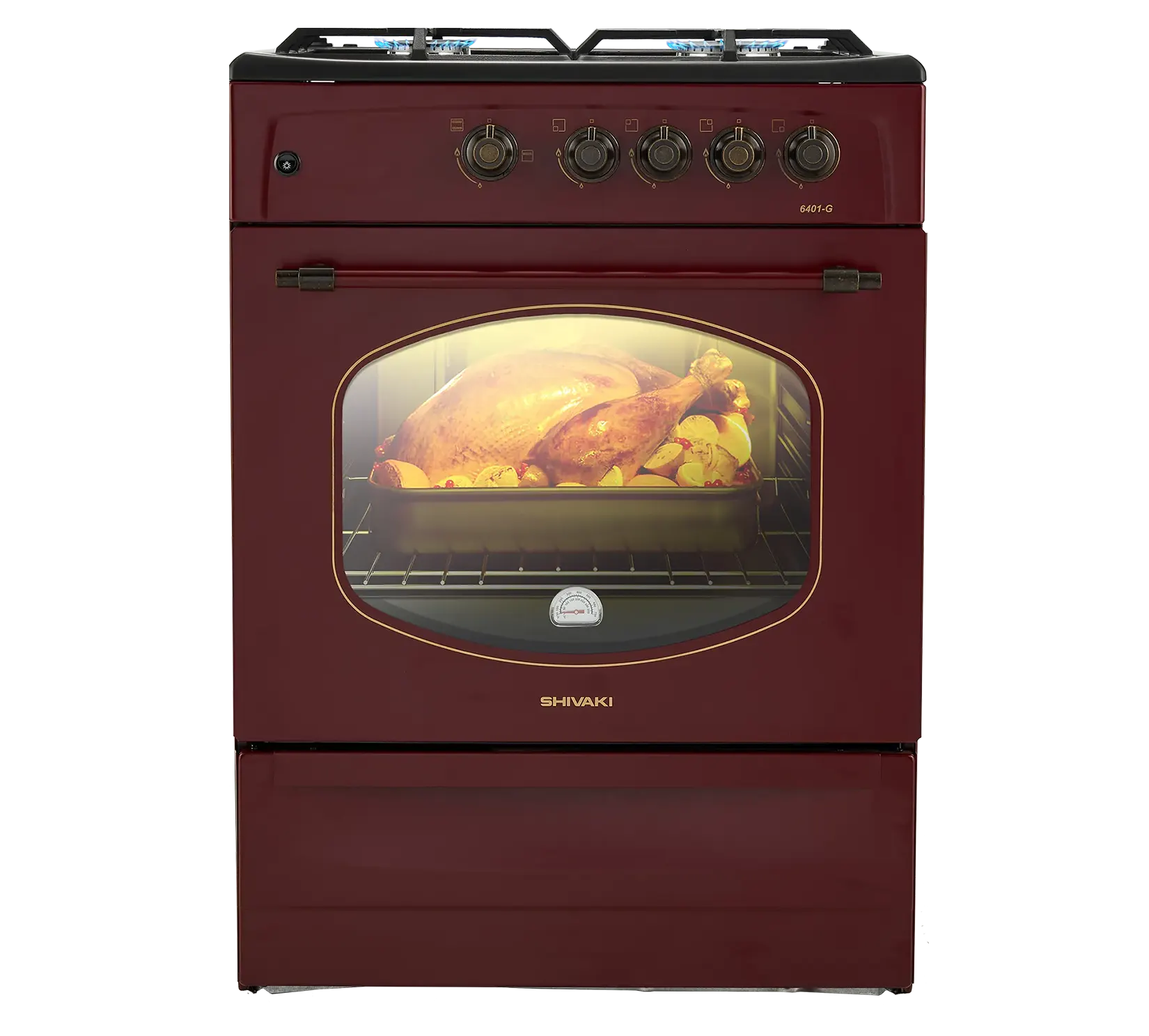 Kitchen stove Shivaki 6401-G Gas with gas oven — photo 7