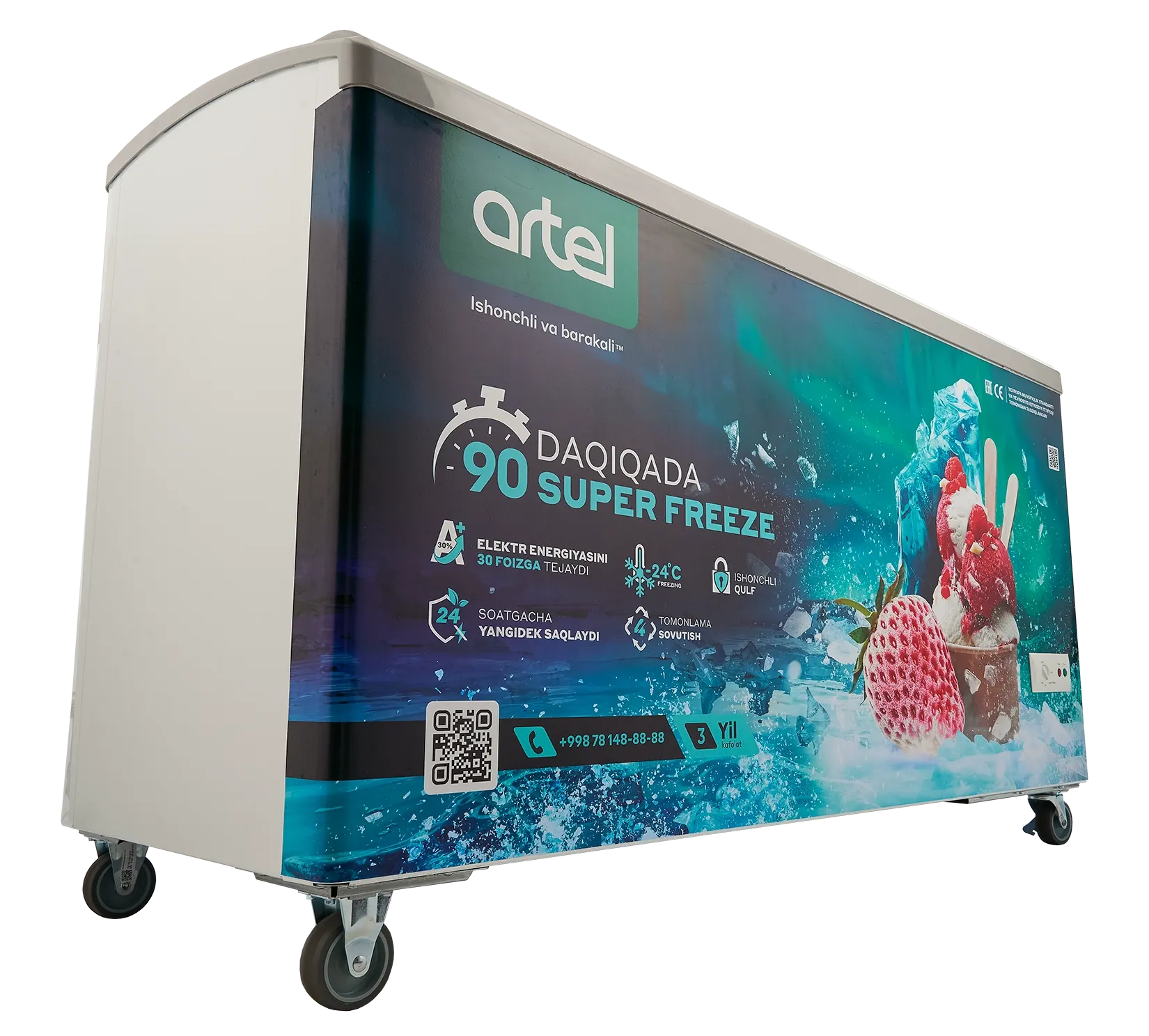 Ko'krak qafasidagi muzlatgich Artel AFA480 400 l — rasm 5
