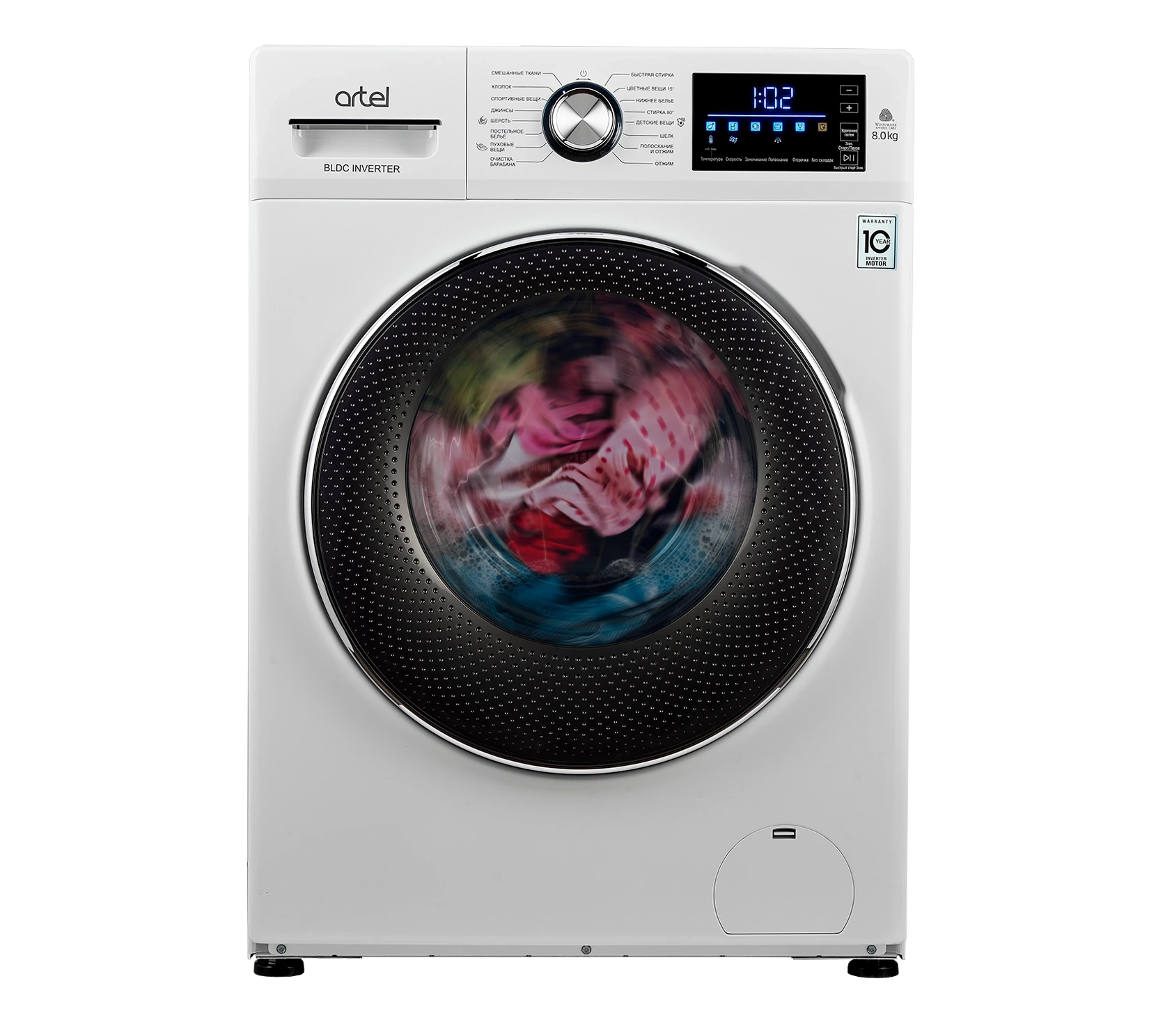 Automatic washing machine Artel WF80K237DW Inverter Without steam 8 kg