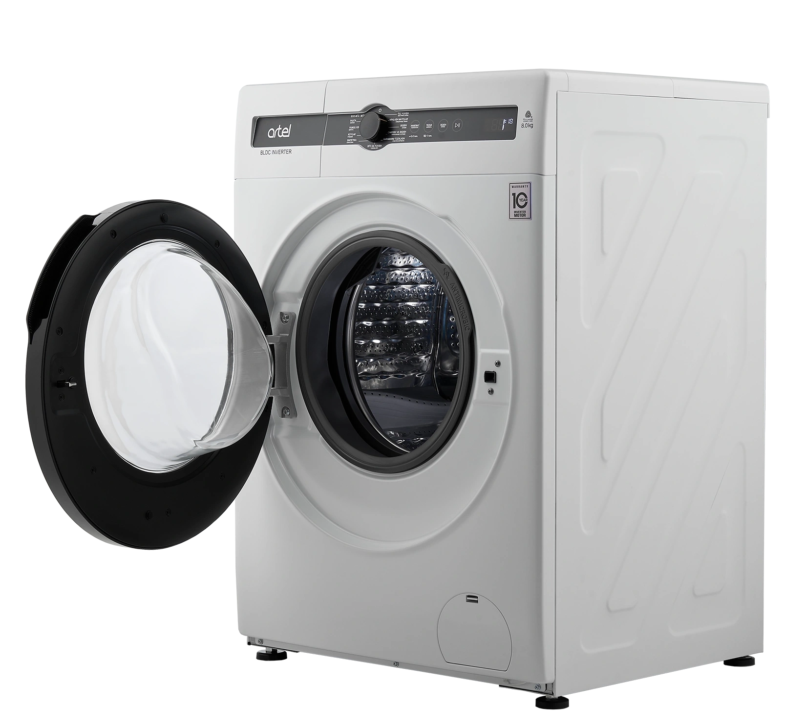 Avtomatik kir yuvish mashinasi Artel WF80L2324G Inverter Bug'siz 8 kg — rasm 2
