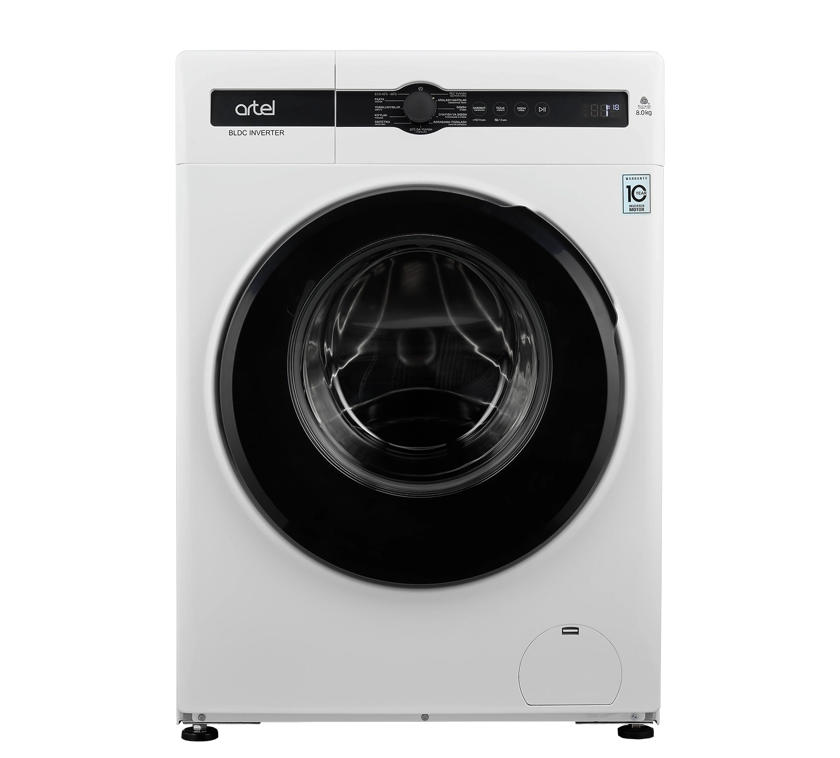 Avtomatik kir yuvish mashinasi Artel WF80L2324G Inverter Bug'siz 8 kg — rasm 6