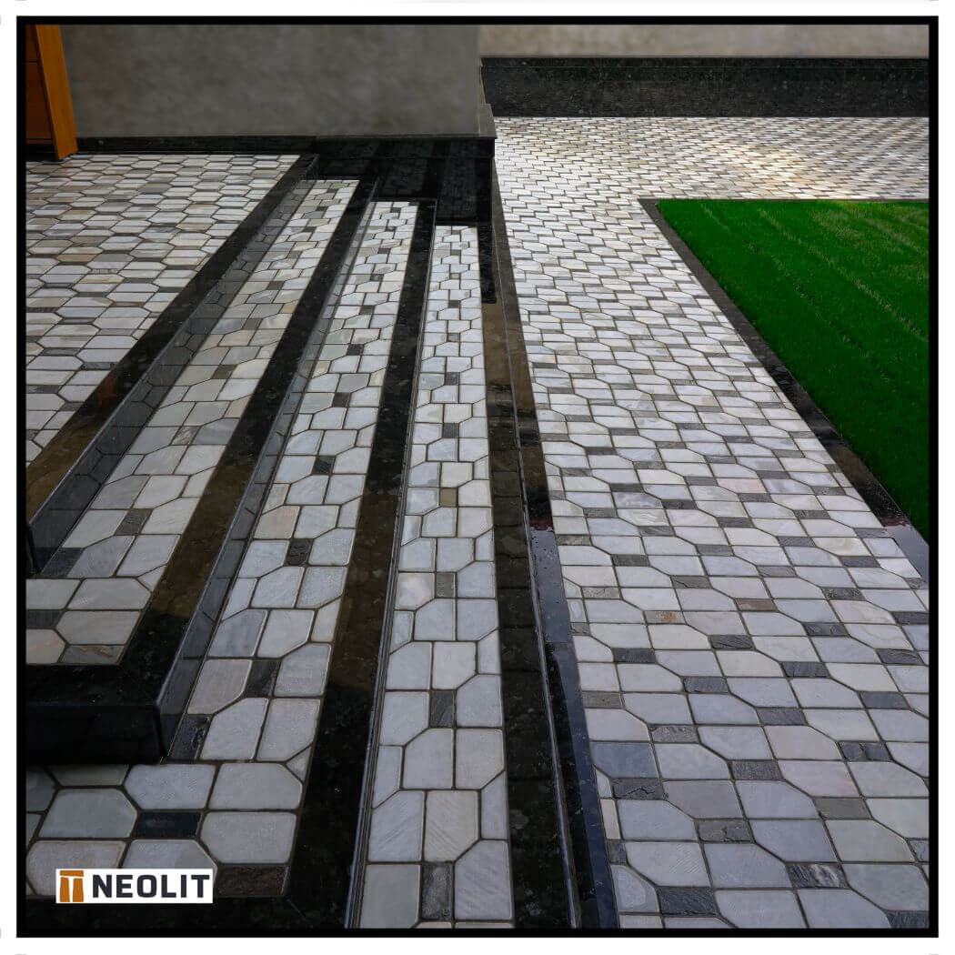 Stone tile M 46-3 Gray — photo 2